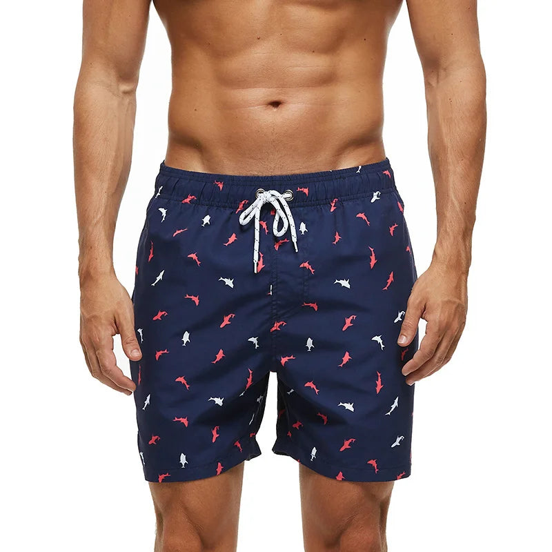 Men’s Summer Beach Print Shorts