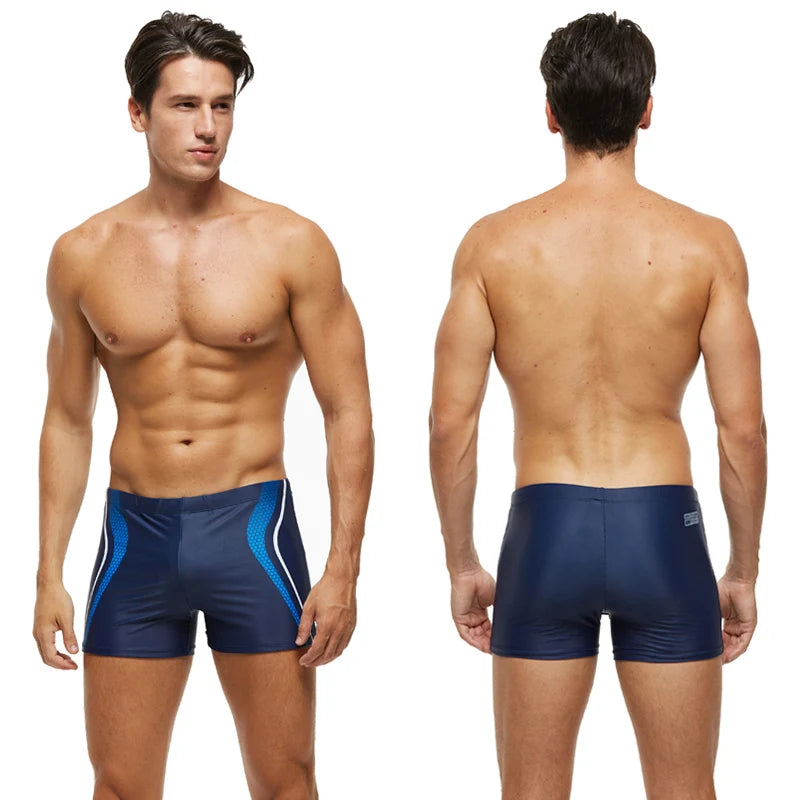 Men’s Adjustable Summer Swim Trunks