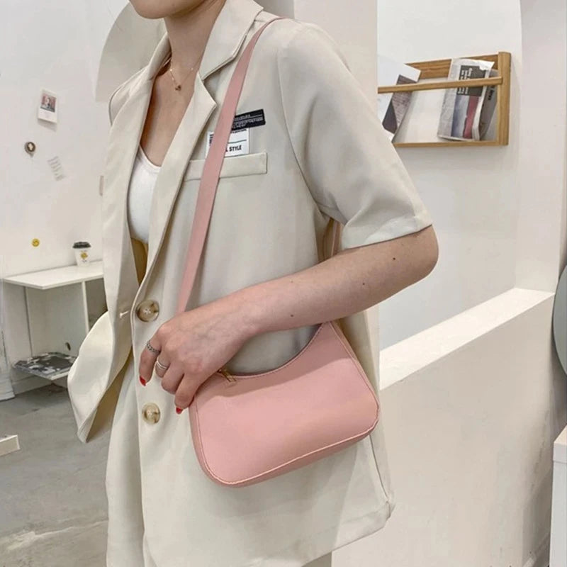 Retro PU Leather Shoulder Bag