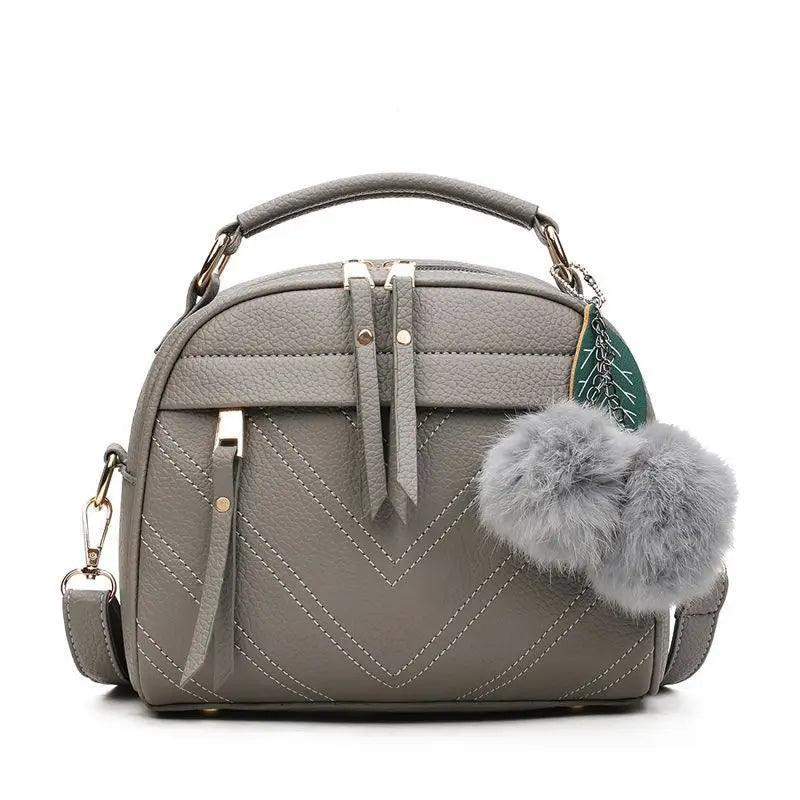 Tassel PU Leather Messenger Bag