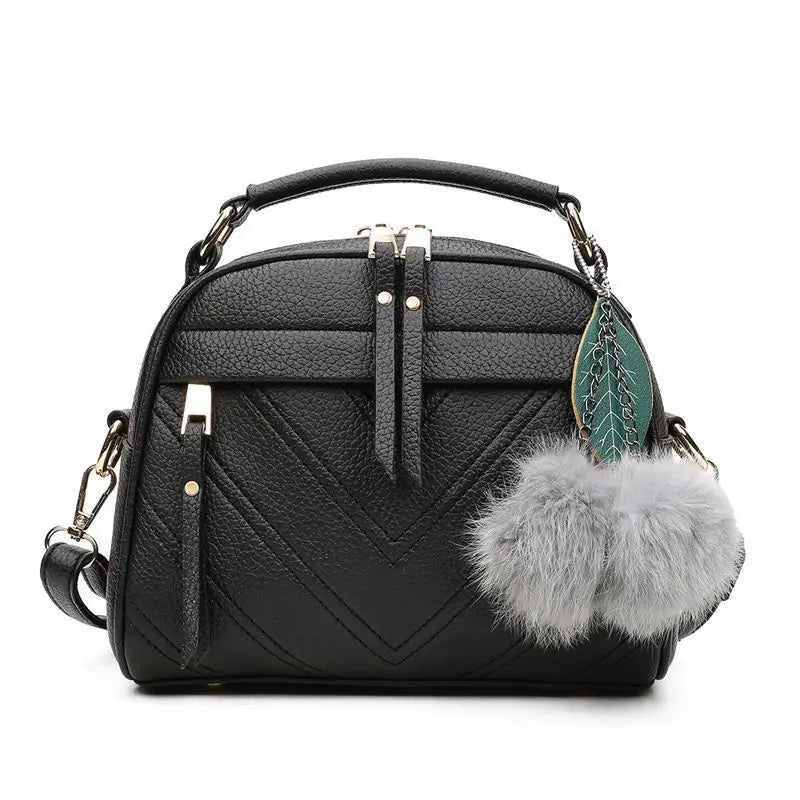 Tassel PU Leather Messenger Bag