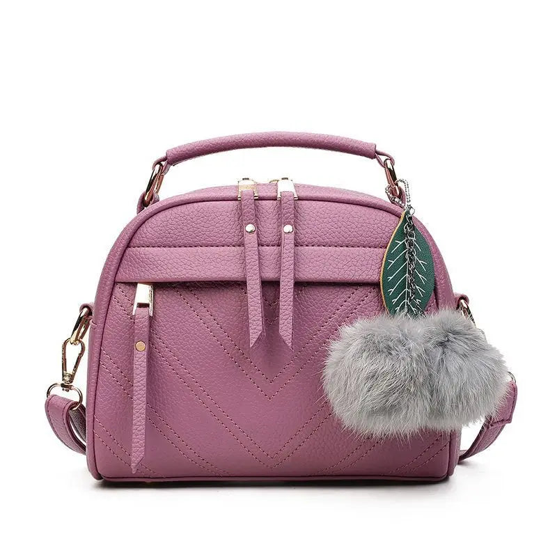 Tassel PU Leather Messenger Bag