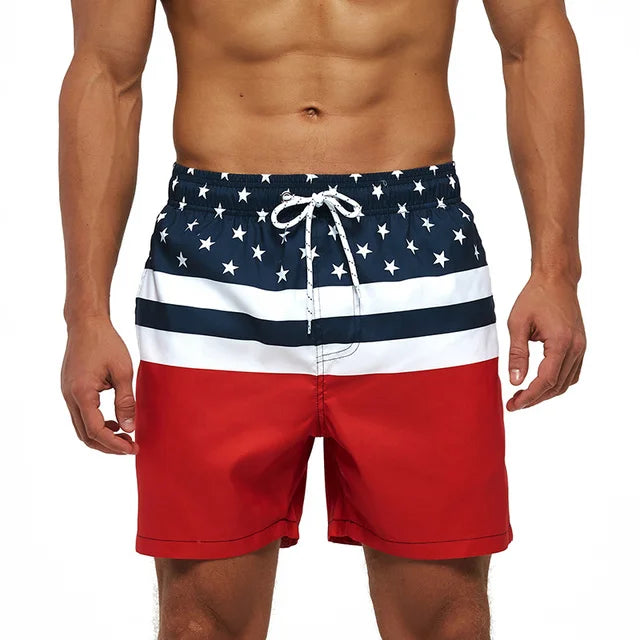 Men’s Summer Beach Print Shorts