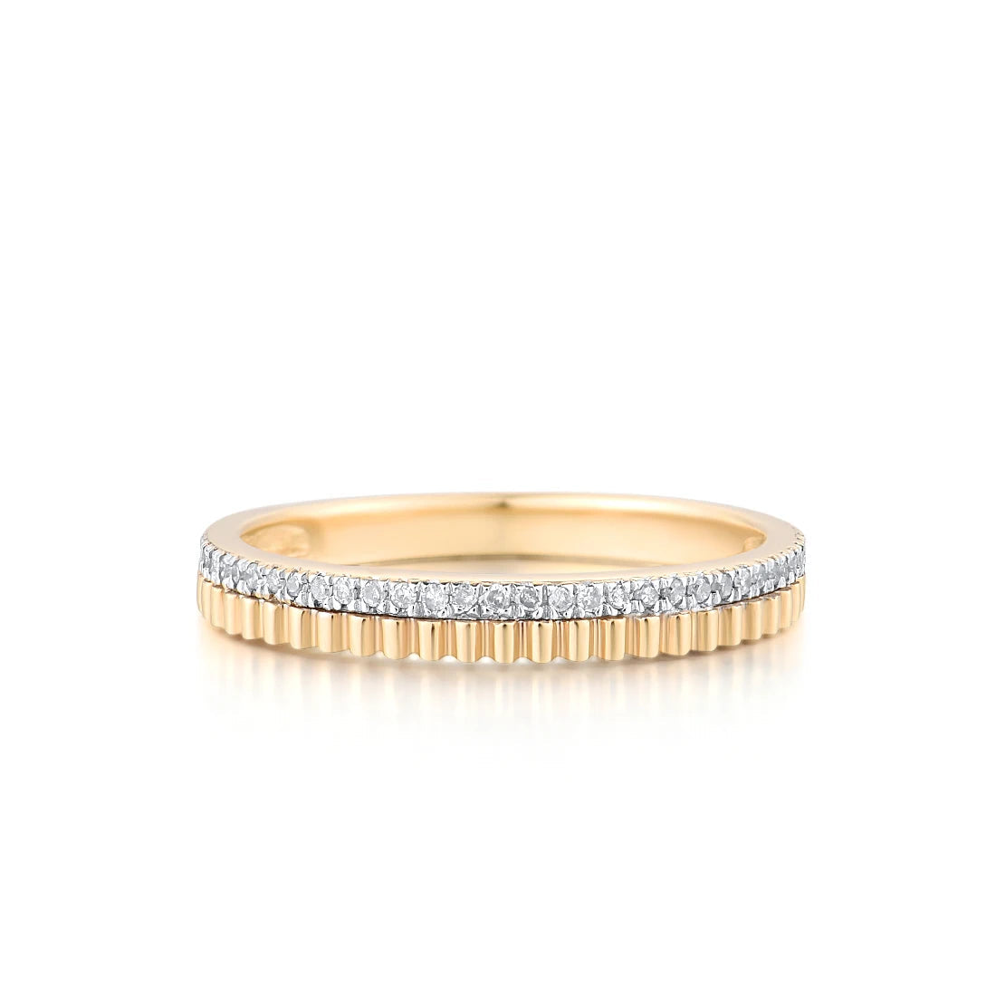 14K Yellow Gold Diamond Ring