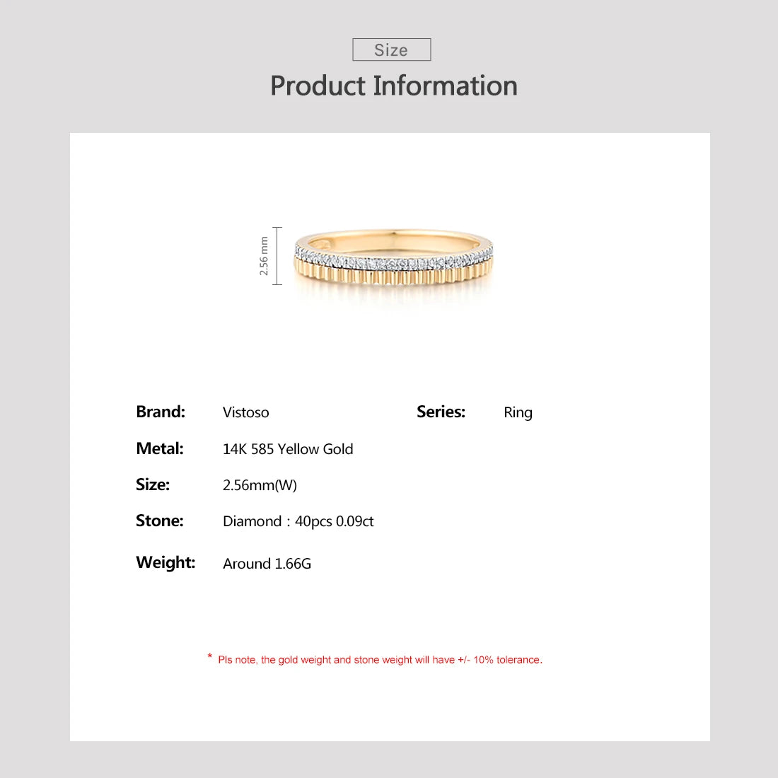 14K Yellow Gold Diamond Ring