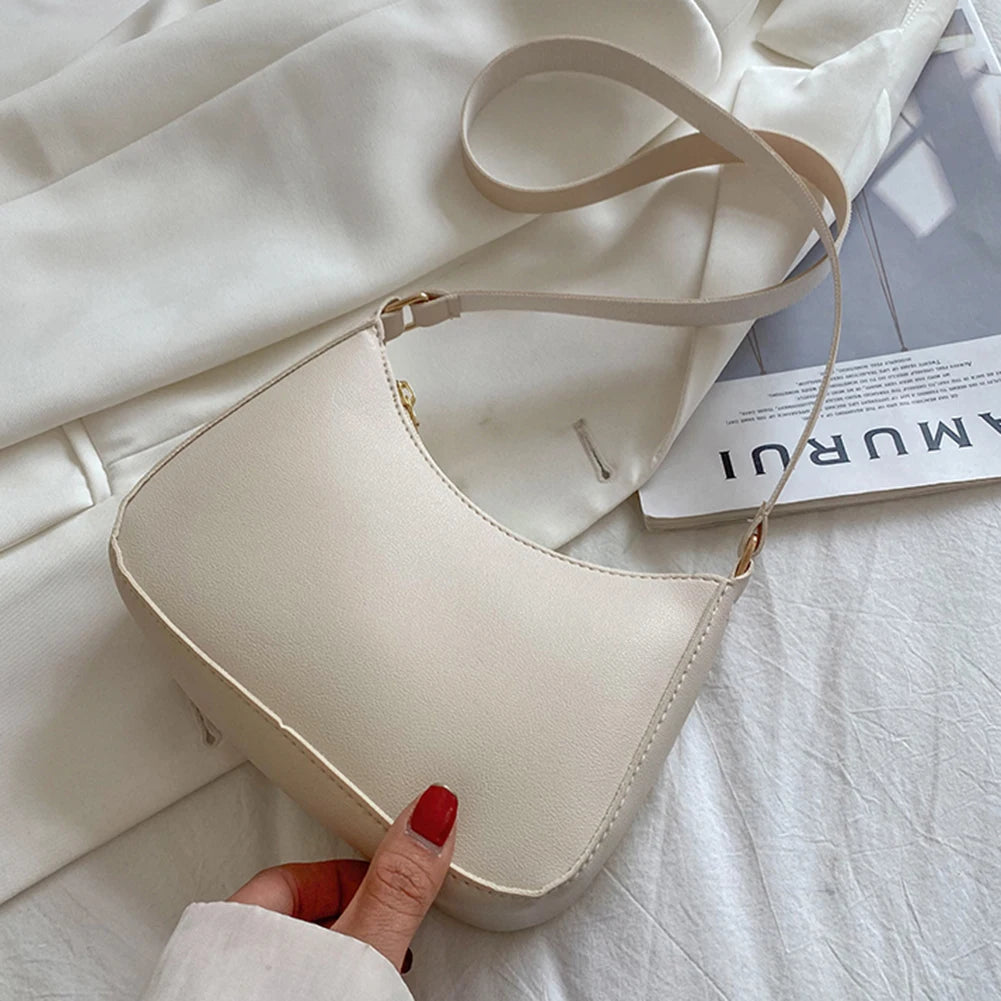 Retro PU Leather Shoulder Bag
