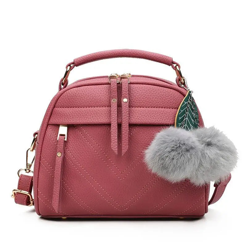 Tassel PU Leather Messenger Bag
