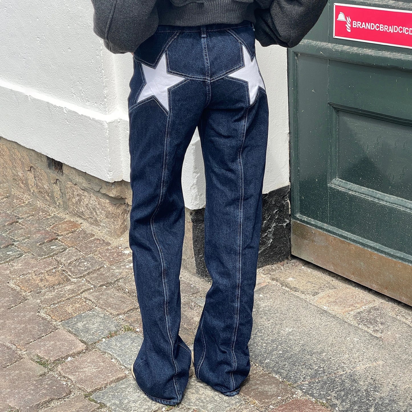 Y2K Star Print Jeans