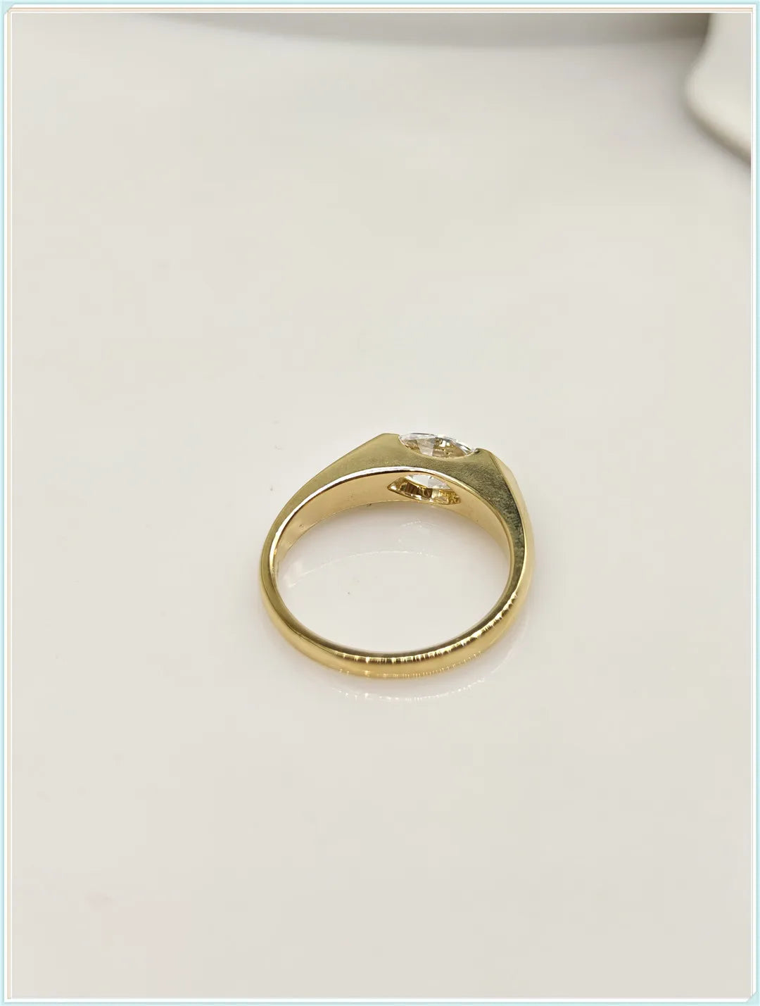 1ct Lab-Grown Horse’s Eye Diamond Ring