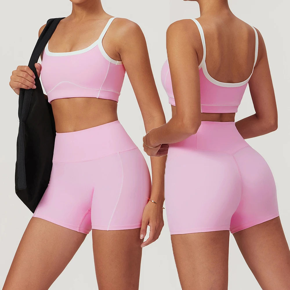 Yoga Set with Flare Pants