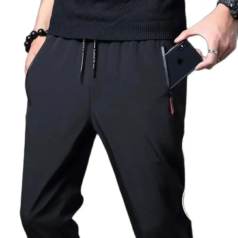 Slim Fit Elastic Waist Joggers