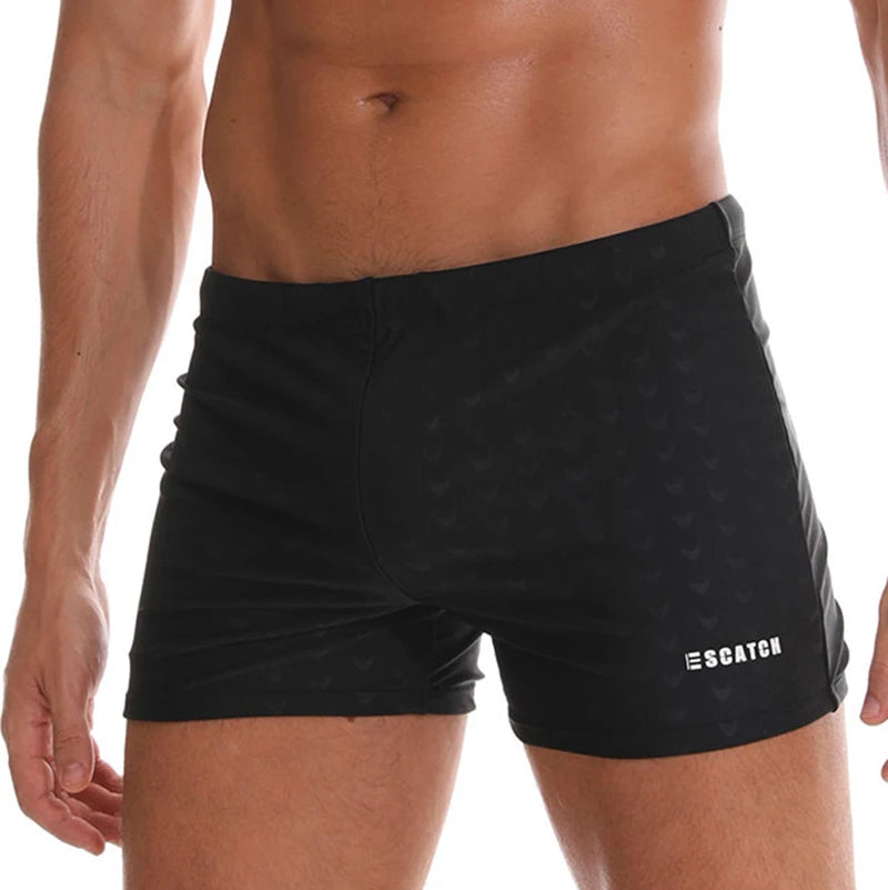 Men’s Adjustable Summer Swim Trunks