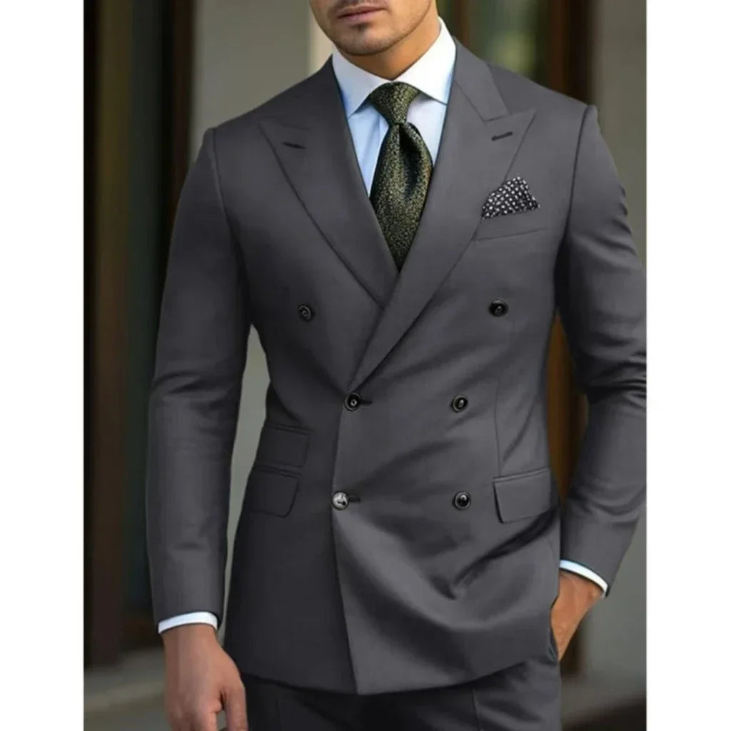 Men’s Summer Slim Suit Set