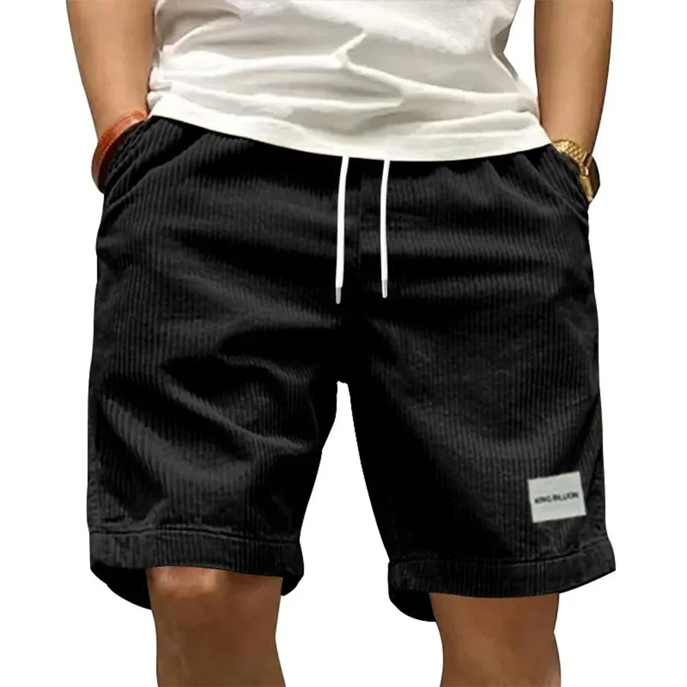 Retro Corduroy Cargo Shorts