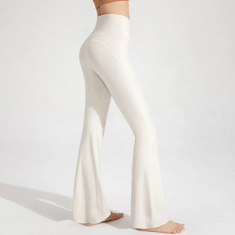 High Waisted Bell Bottom Leggings