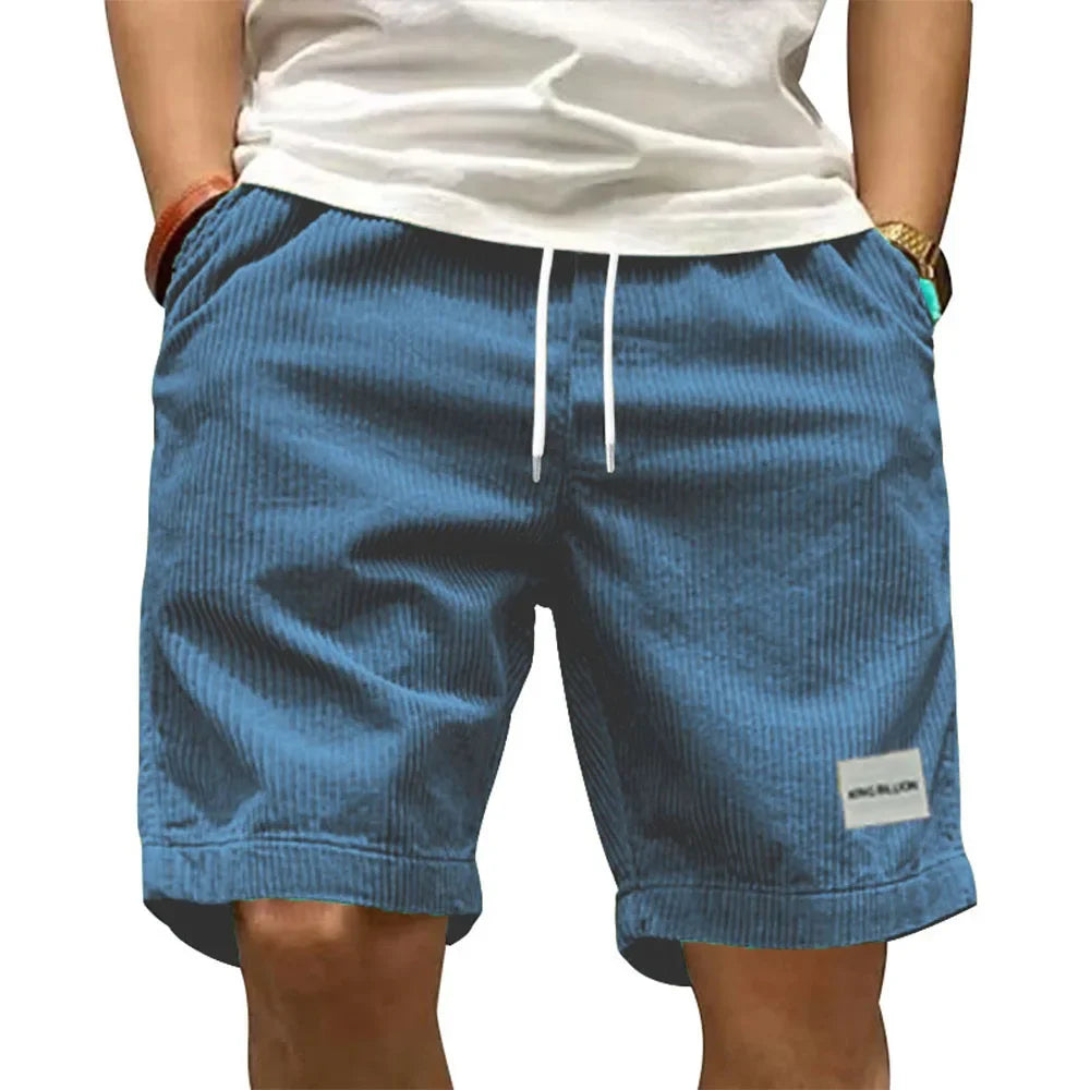 Retro Corduroy Cargo Shorts