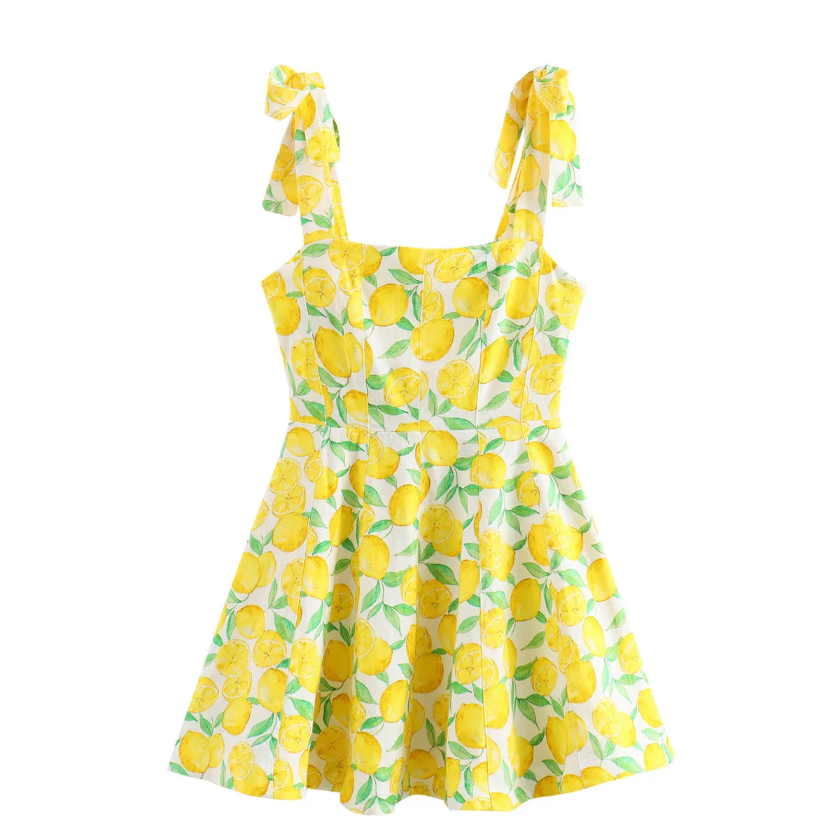 Fruit Print Slip Dress