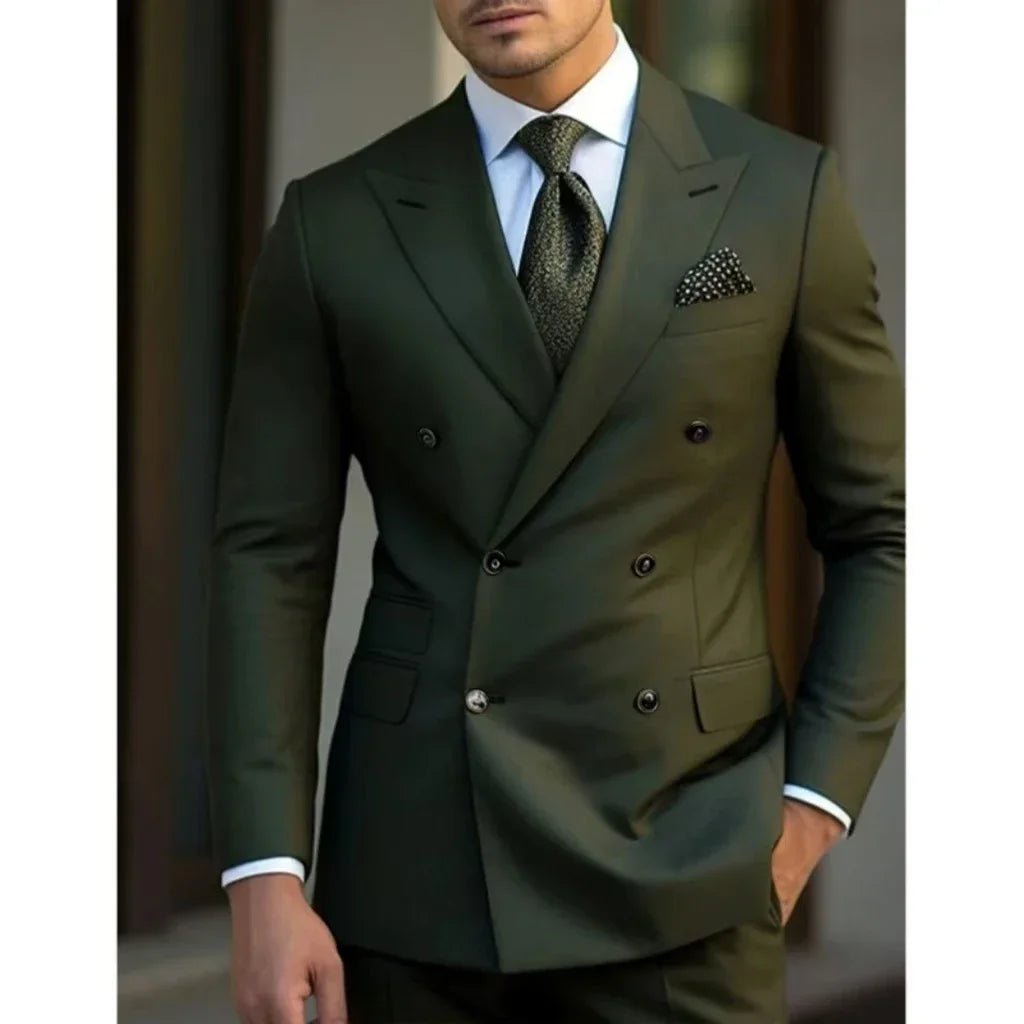 Men’s Summer Slim Suit Set