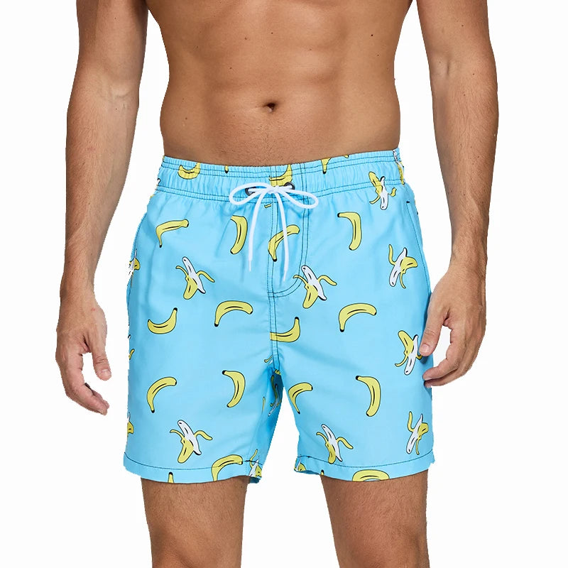 Men’s Summer Beach Print Shorts