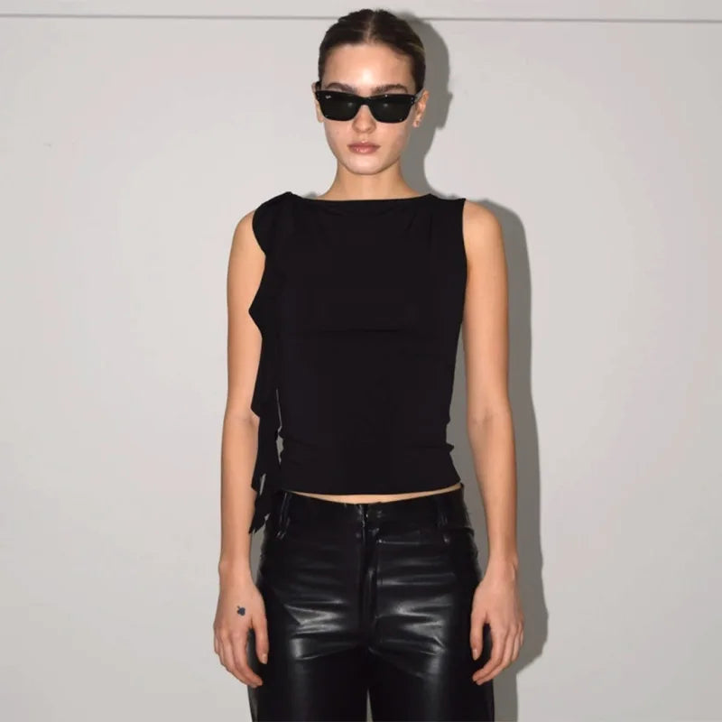Sleeveless Tassel Pullover Vest