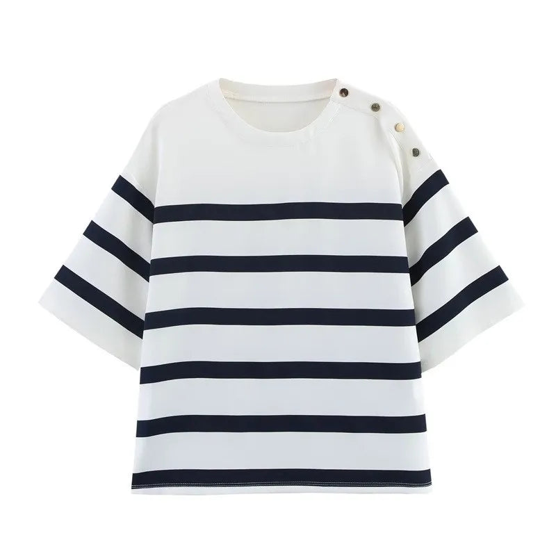 Striped Two-Piece Summer Set
