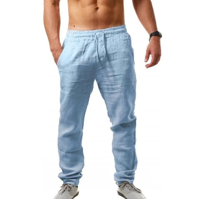 Drawstring Straight Leg Sports Pants