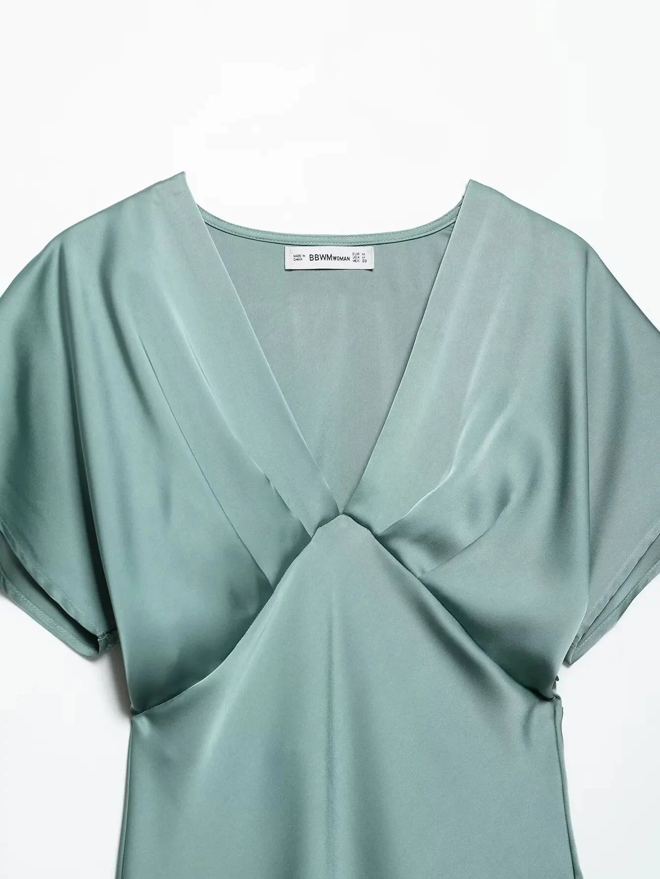 2025 Satin V-Neck Dress