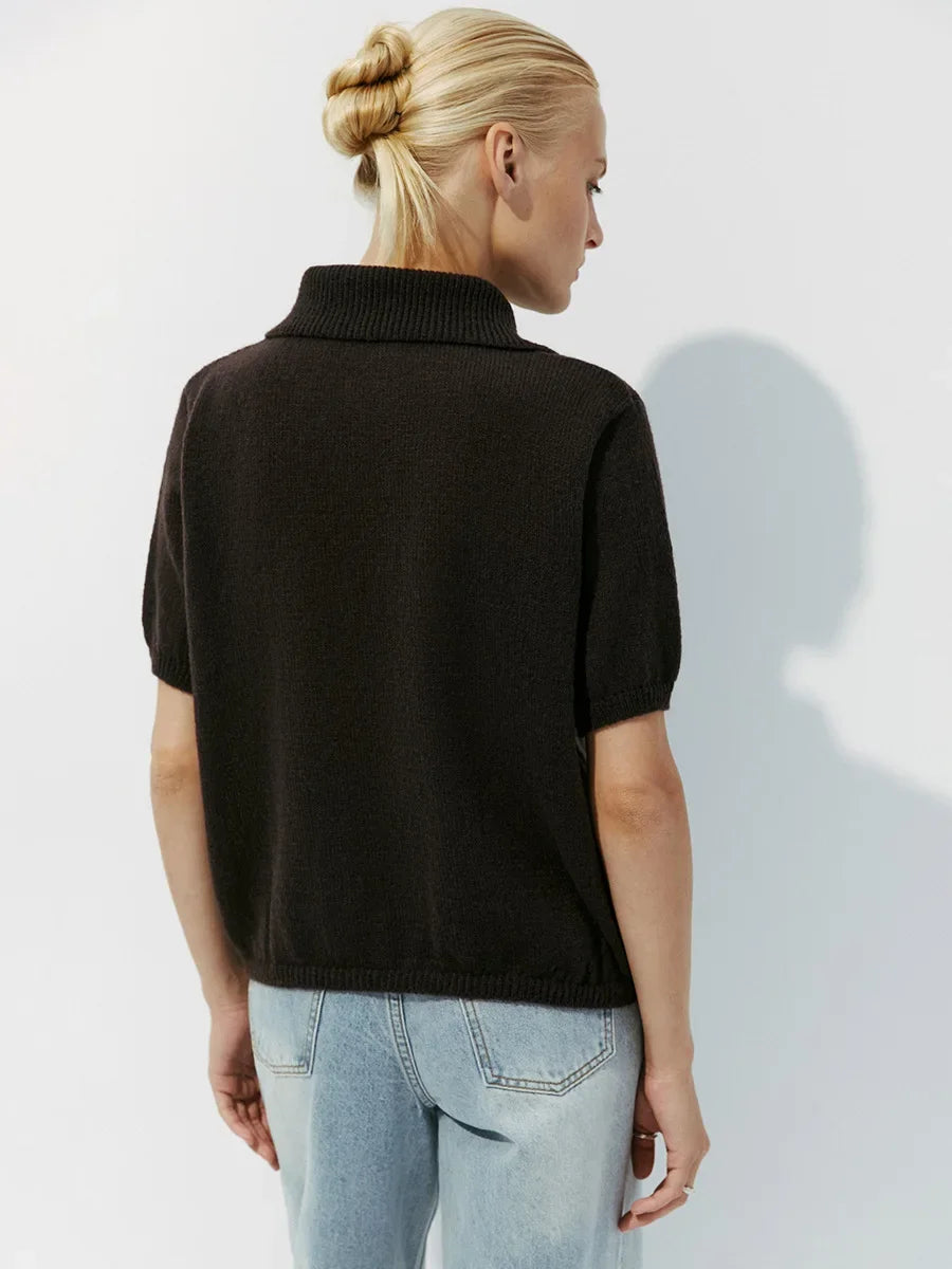 Wolfeel Summer Polo Collar Sweater