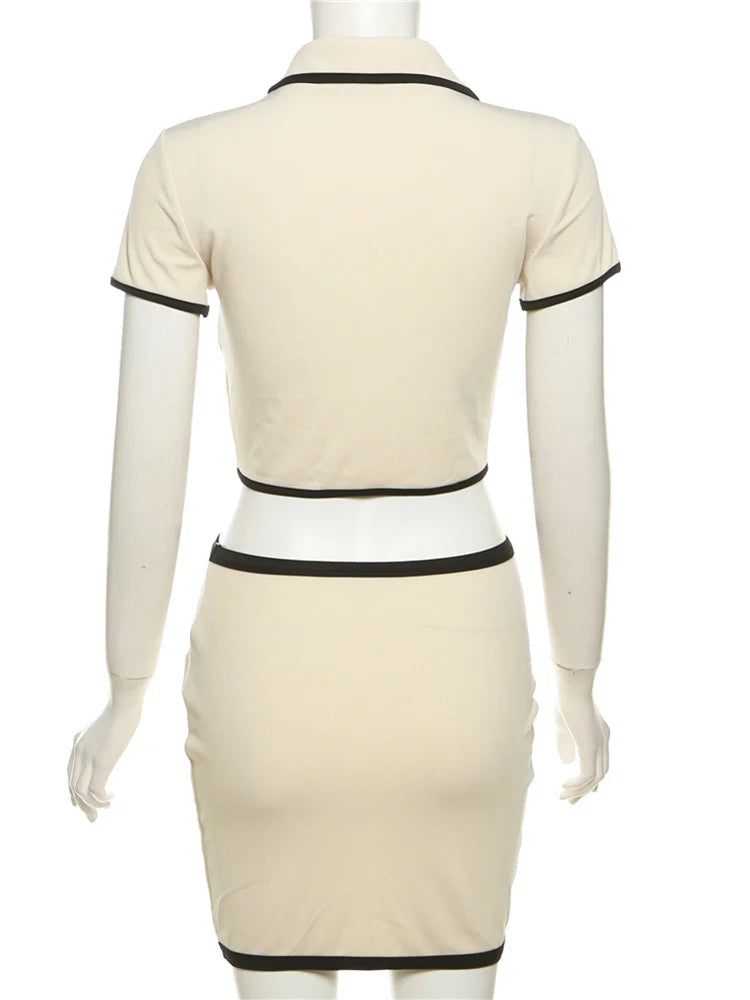 Ribbed Polo Mini Set