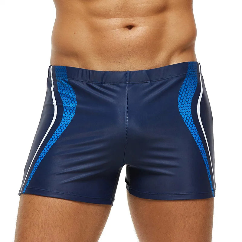 Men’s Adjustable Summer Swim Trunks