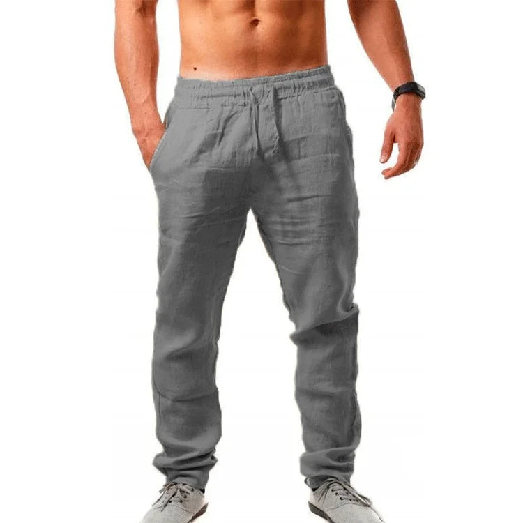 Drawstring Straight Leg Sports Pants