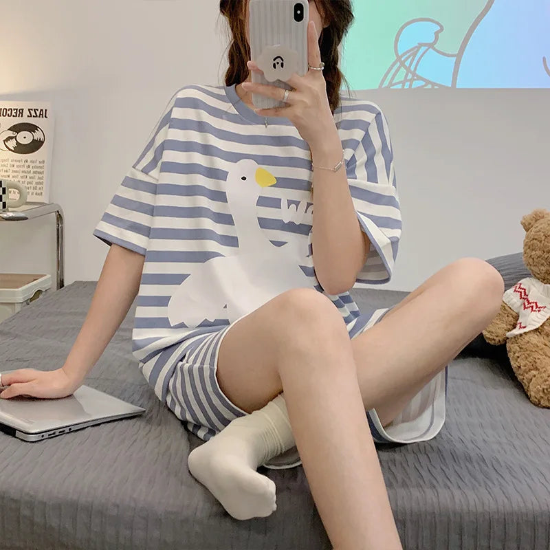 Sweet Summer Pajama Set (Plus Size)