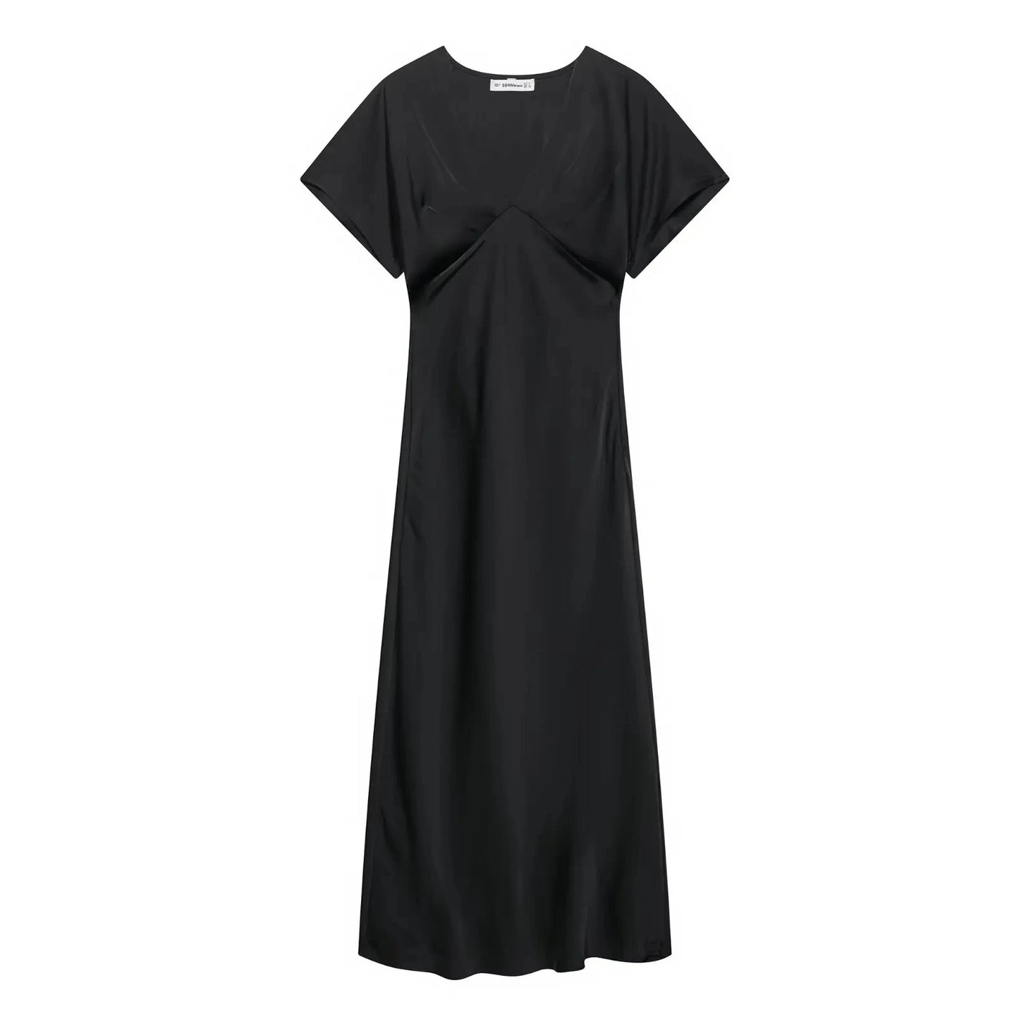 2025 Satin V-Neck Dress