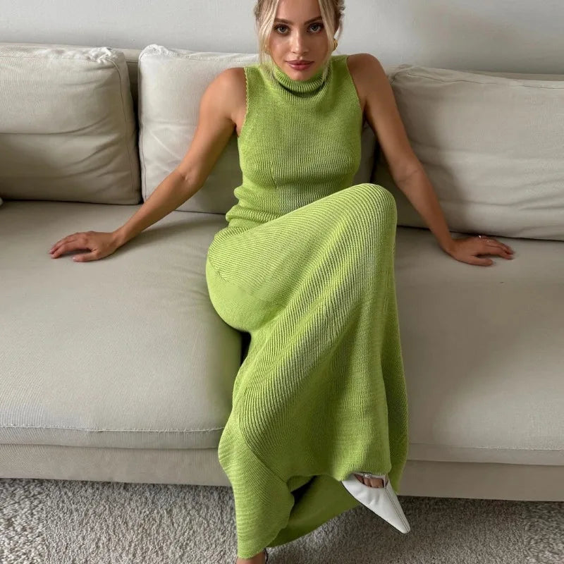 Elegant Knit Skirt Set