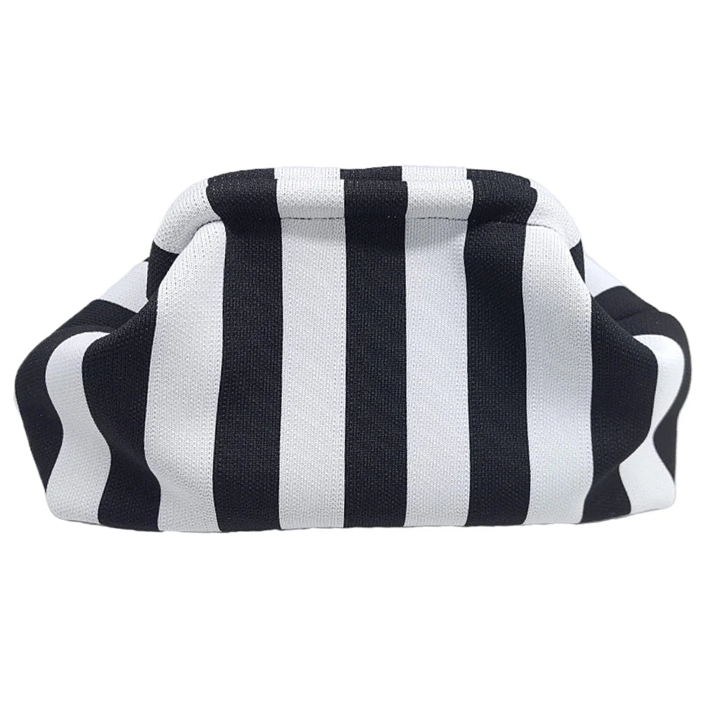 Summer Beach Striped Clutch