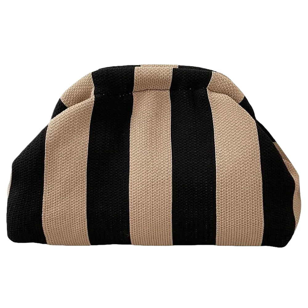 Summer Beach Striped Clutch
