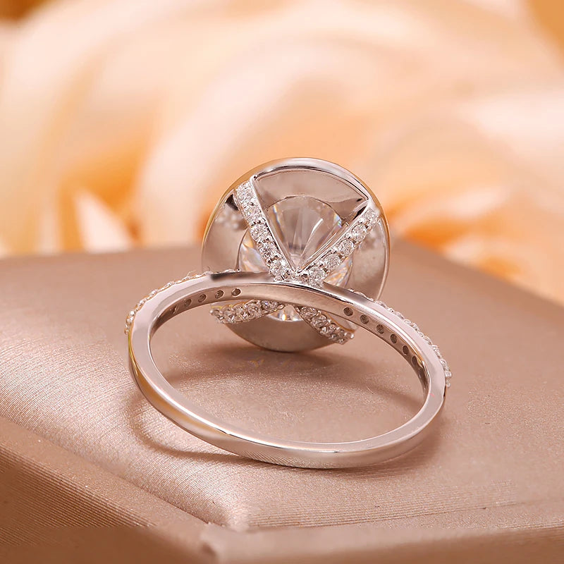 3ct Oval Lab Diamond Ring