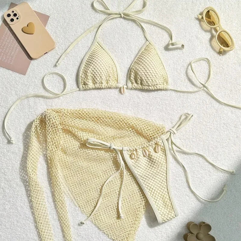 2025 Women’s Three-Piece Bikini Set