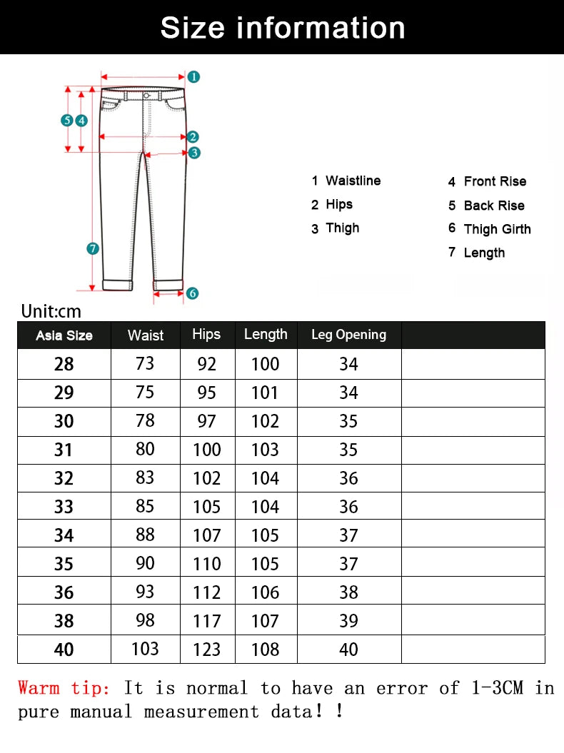 Straight Stretch Classic Denim Jeans