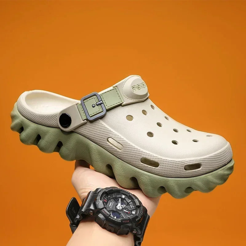 Men’s Green Clogs Summer Slippers