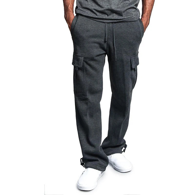 Loose Fit Multi-Pocket Joggers