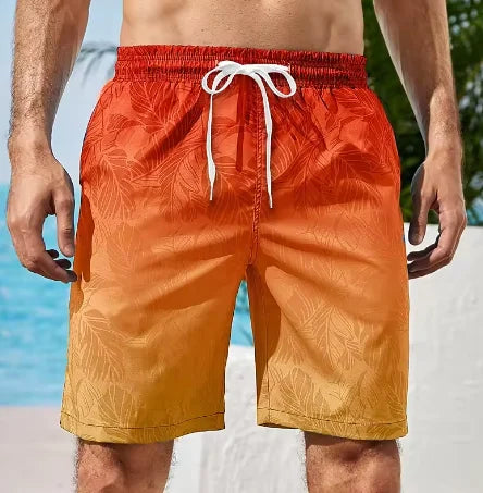 Men’s Gradient Graphic Swim Shorts