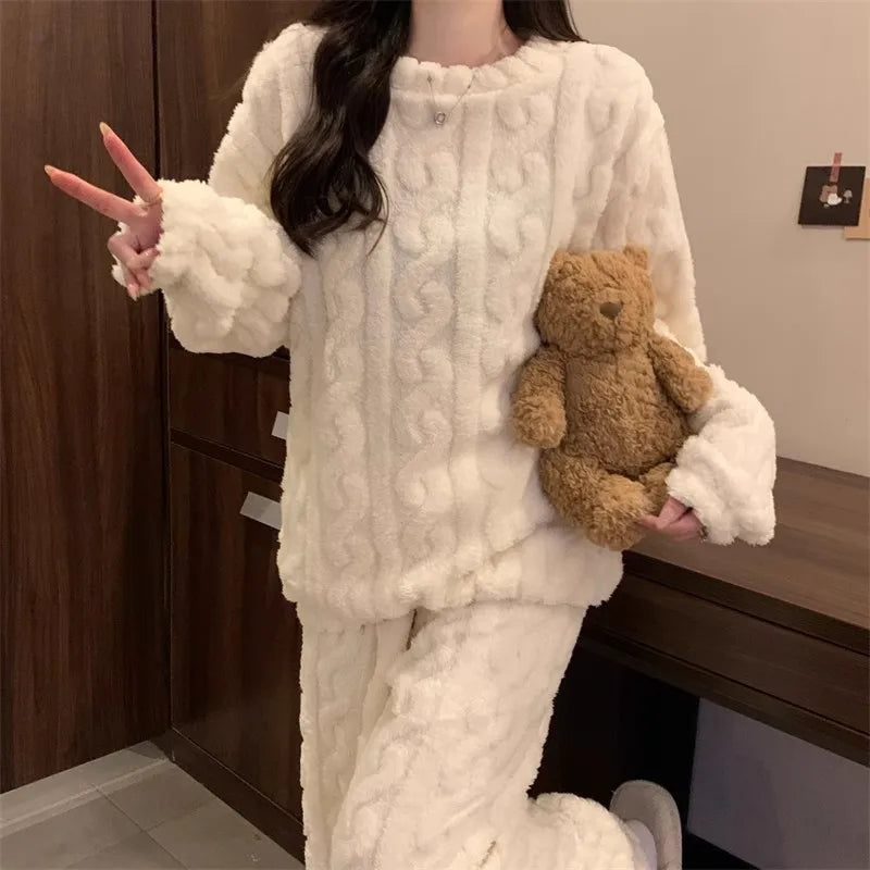 Flannel Winter Pajama Set