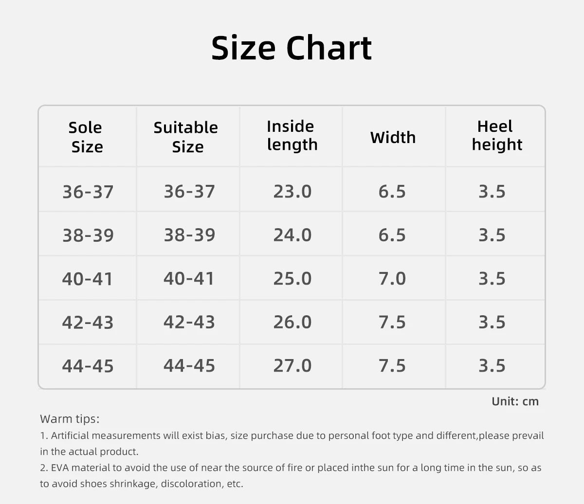 Unisex Non-Slip Summer Sandals