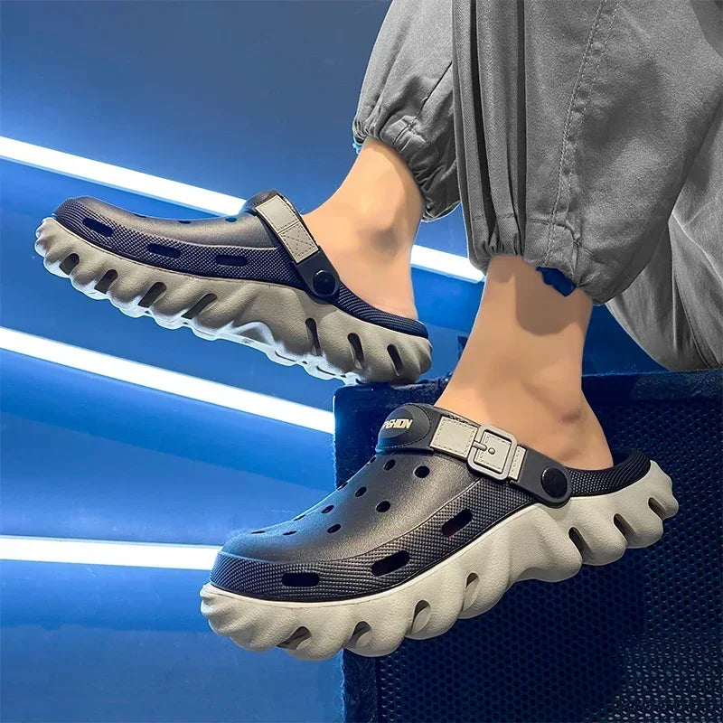 Men’s Green Clogs Summer Slippers