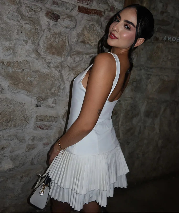 Square Neck Mini Dress
