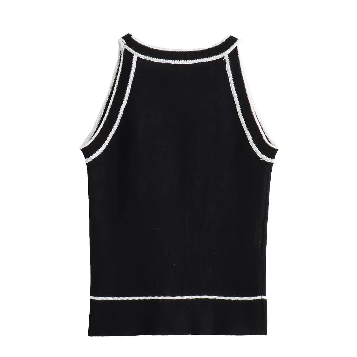 Sleeveless Knitted Tank top