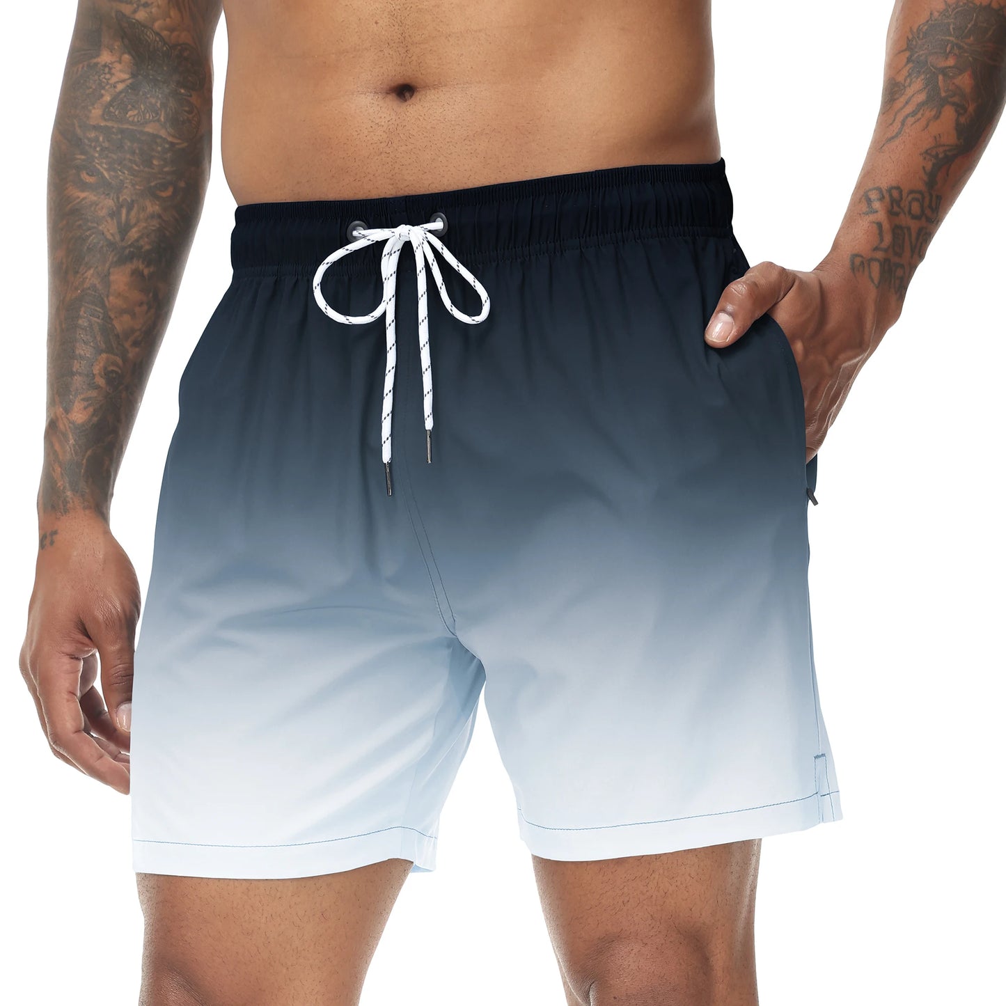 Men’s Gradient Quick-Dry Swim Shorts