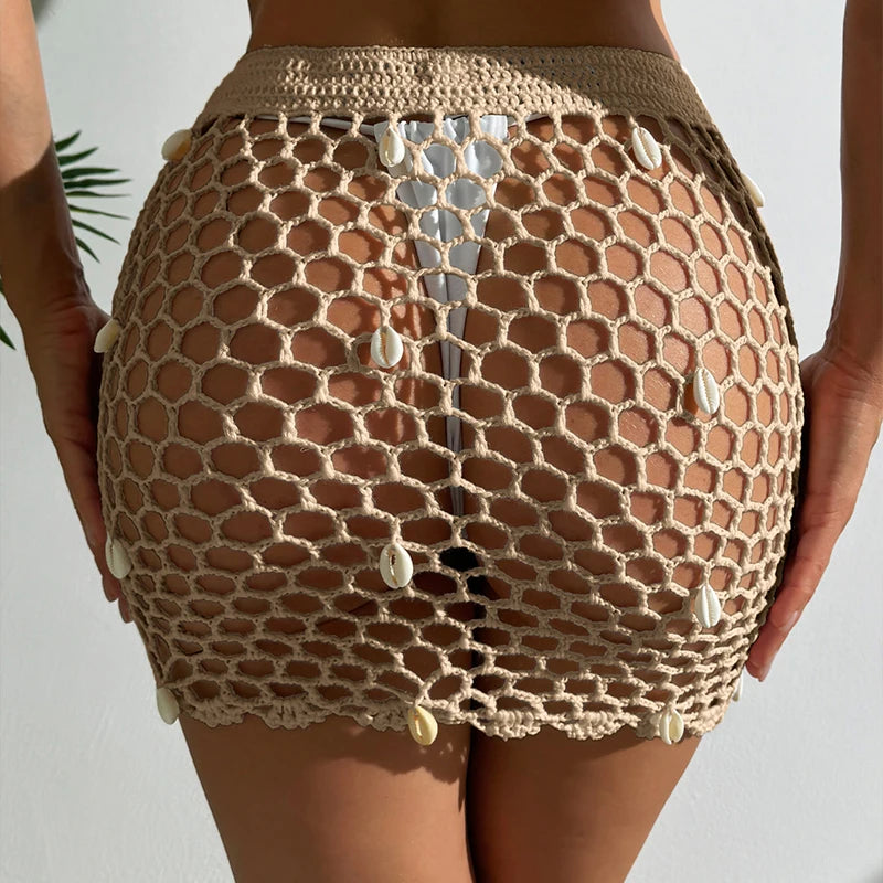 Crochet Bikini Cover-Up Skirt