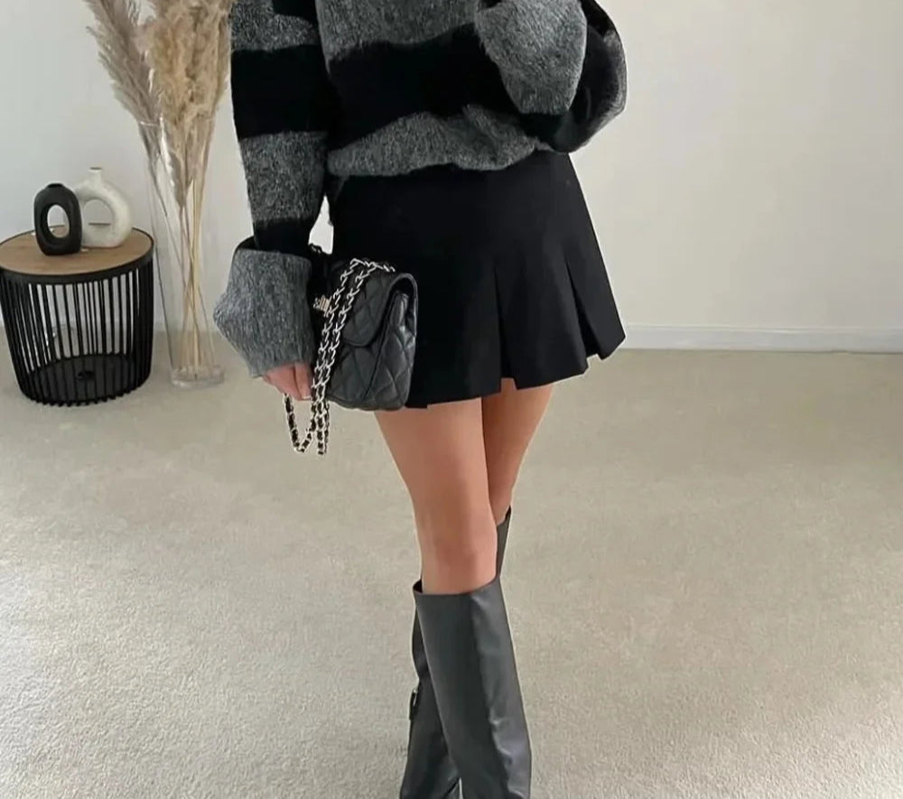 Tiered Ruffle Mini Skirt